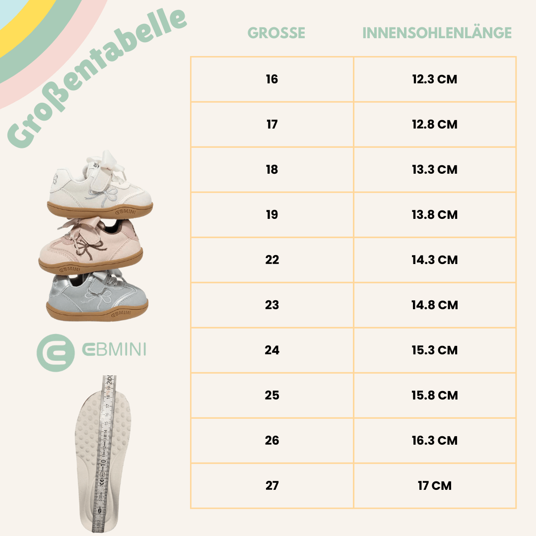 EBMINI® LELLY - Ultraleichte Sneaker Barfußschuhe für Kinder - Ebmini® - Kinder Barfußschuhe - 