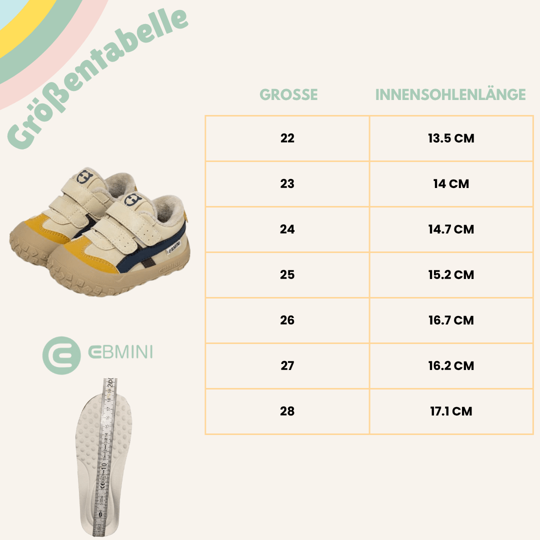 EBMINI® LEMS - Winter Sneaker Barfußschuhe - Ebmini® - Kinder Barfußschuhe -  - 