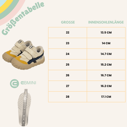 EBMINI® LEMS - Winter Sneaker Barfußschuhe - Ebmini® - Kinder Barfußschuhe -  - 
