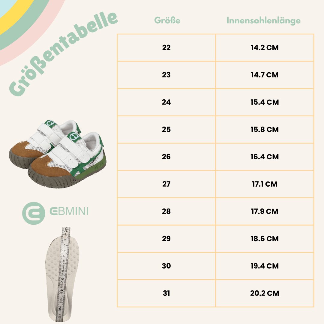 EBMINI® LEX - Ultraleichte Sneaker Barfußschuhe für Kinder - Ebmini® - Kinder Barfußschuhe -  - 