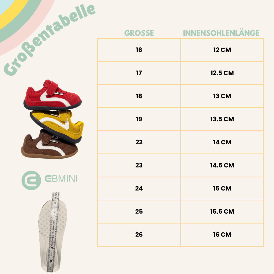 EBMINI® LIMY - Ultraleichte Barfußschuhe für Kinder - Ebmini® - Kinder Barfußschuhe - 