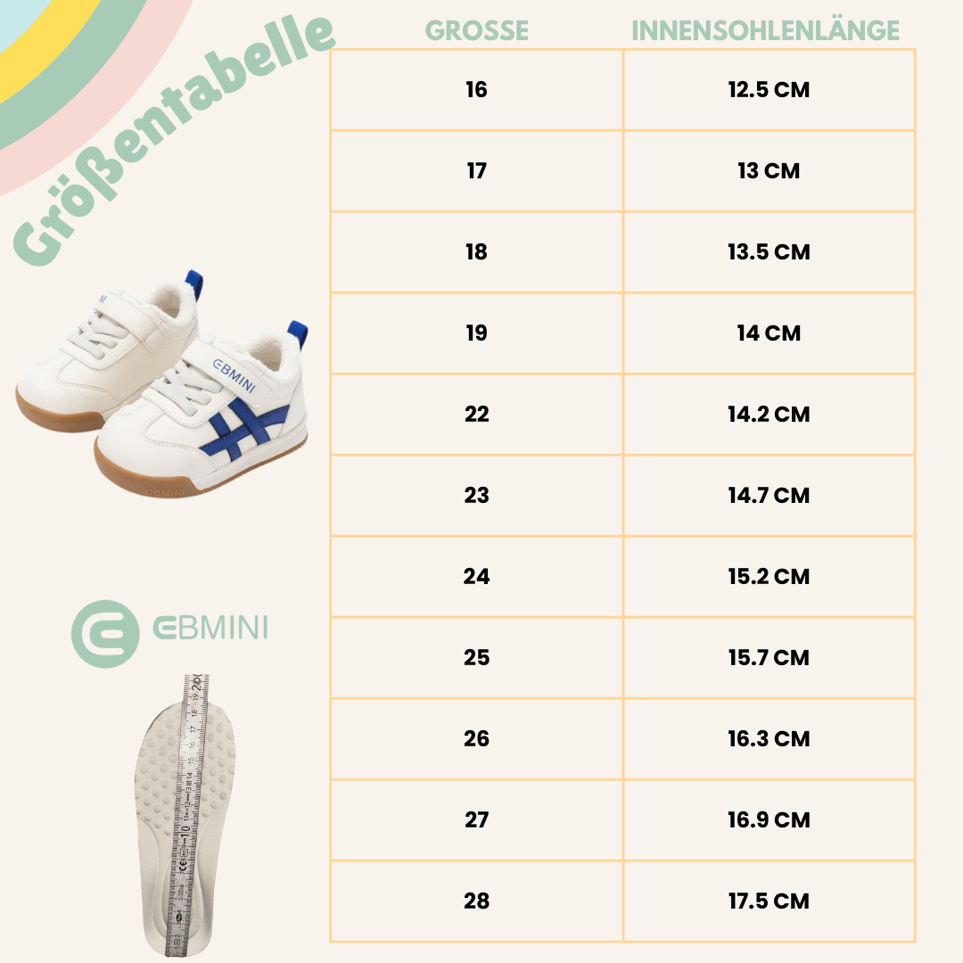 EBMINI® LIOW - Winter Sneaker Barfußschuhe - Ebmini® - Kinder Barfußschuhe - 209913017485 - 