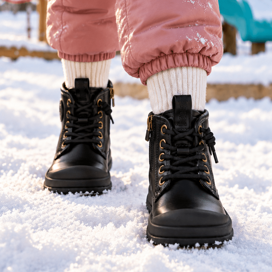 EBMINI® LOS -Wasserdichte Barfußstiefel für Kinder mit Futterung - Ebmini® - Kinder Barfußschuhe - 209913029427