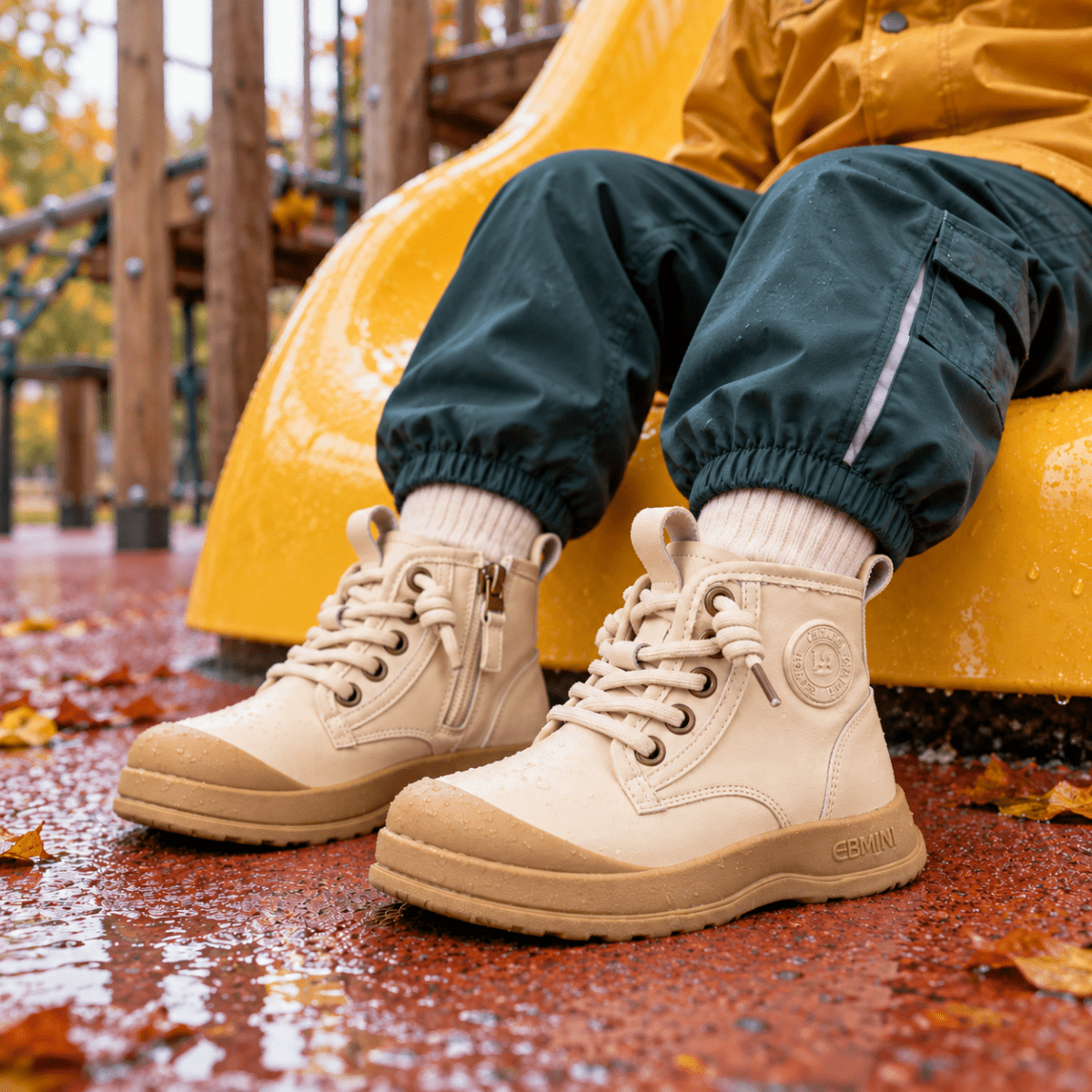 EBMINI® LOS -Wasserdichte Barfußstiefel für Kinder mit Futterung - Ebmini® - Kinder Barfußschuhe - 209913029447