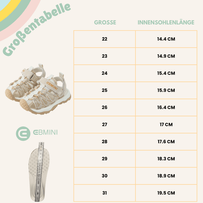 EBMINI® LULY - Ultraleichte Barfußsandalen für Kinder - Ebmini® - Kinder Barfußsandalen - 