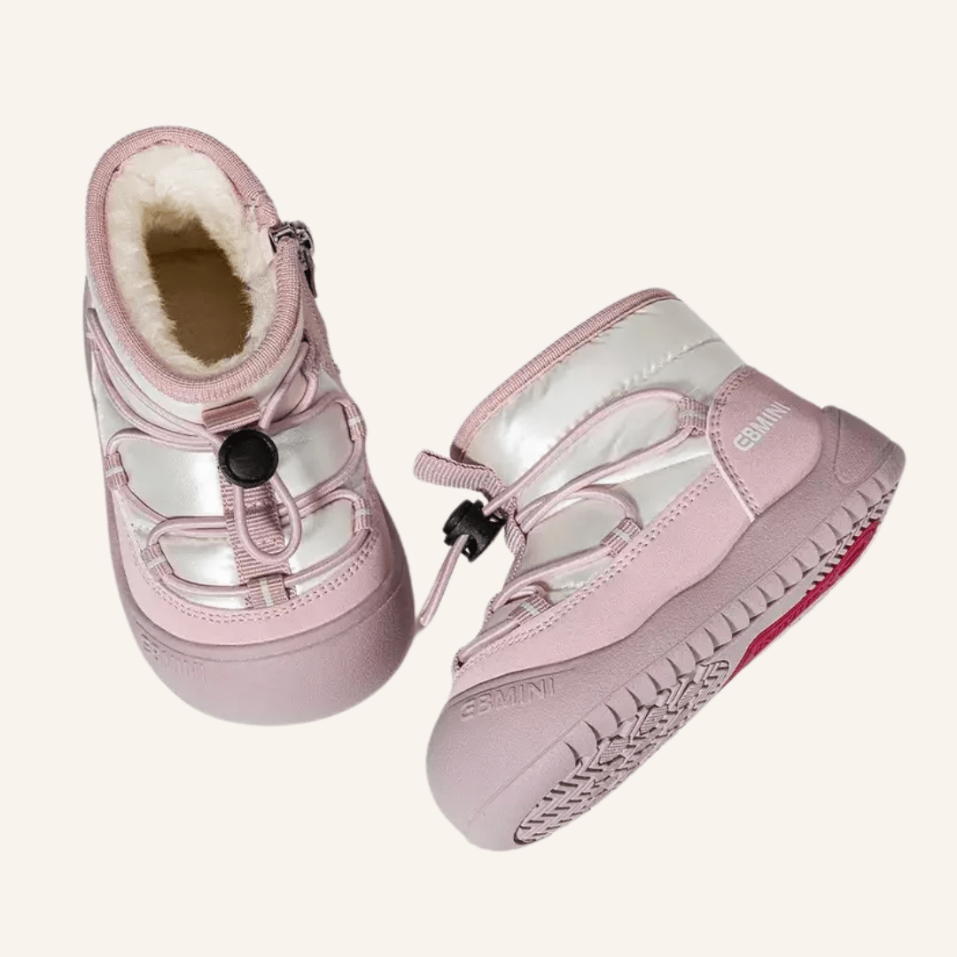 EBMINI® LUMI - Wasserdichte Barfußstiefel für Kinder mit Warmfutter - Ebmini® - Kinder Barfußschuhe - LUMI-SIL-18