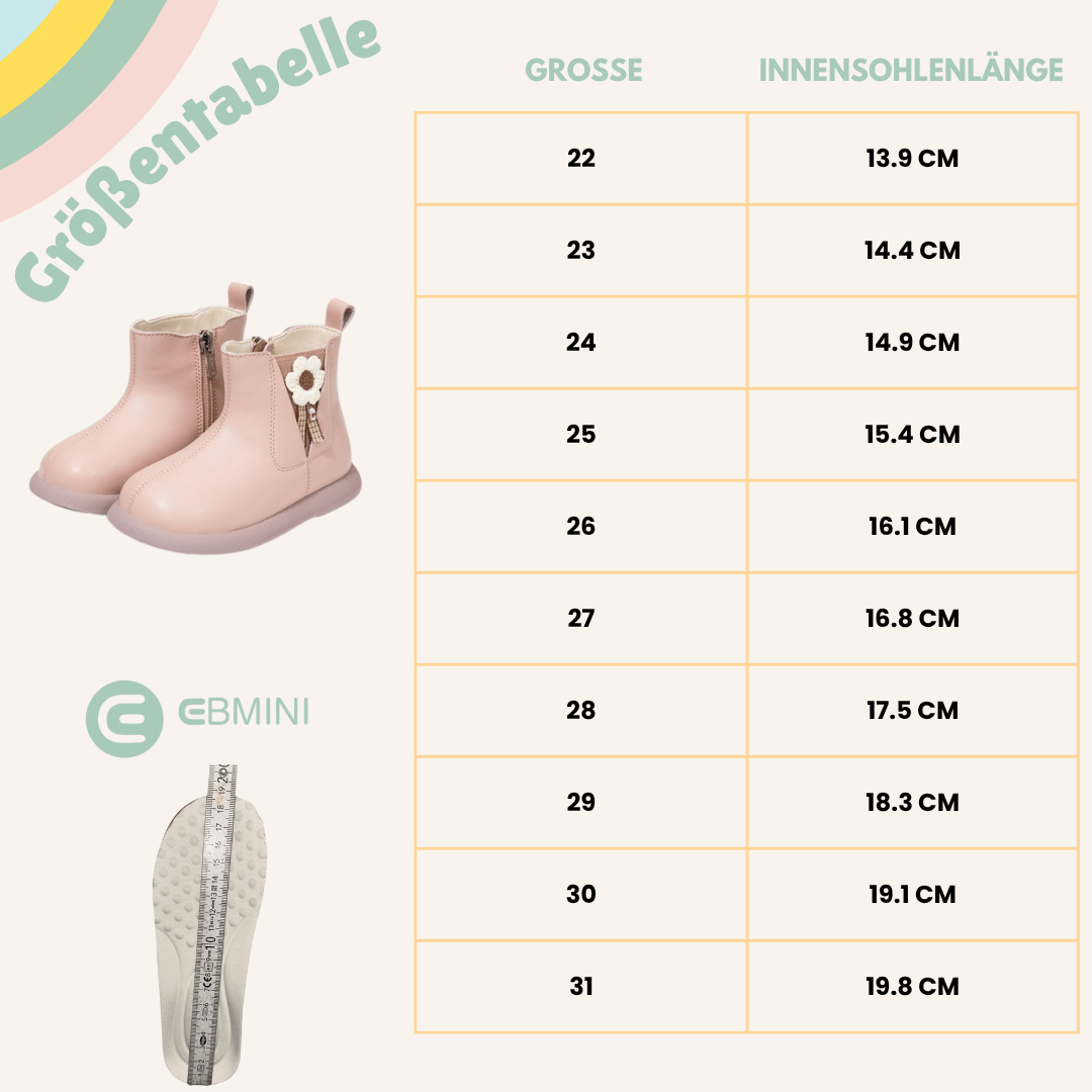 EBMINI® MARG - Wasserdichte Stiefel für Kinder - Ebmini® - Kinder Barfußschuhe - 