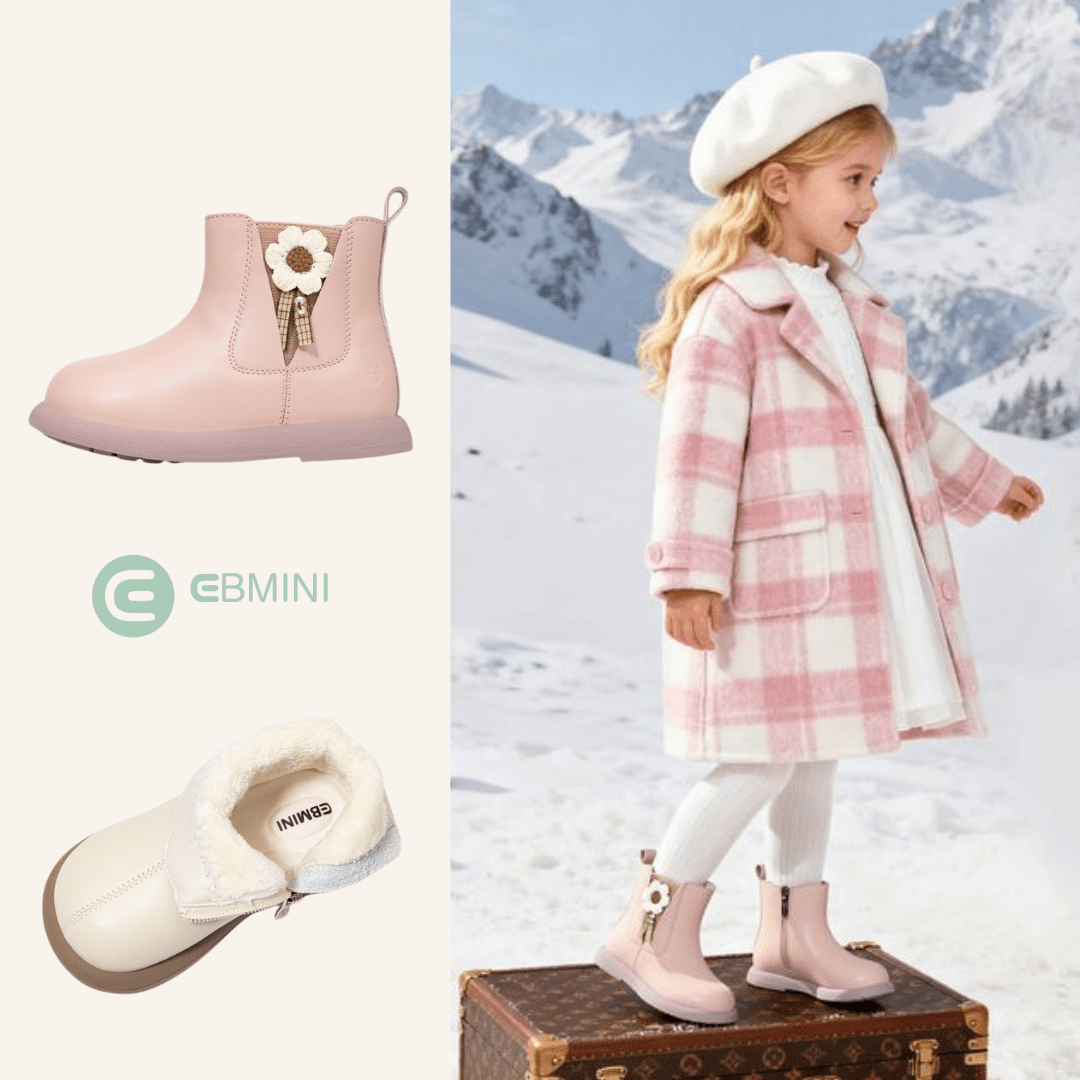 EBMINI® MARG - Wasserdichte Stiefel für Kinder - Ebmini® - Kinder Barfußschuhe - 
