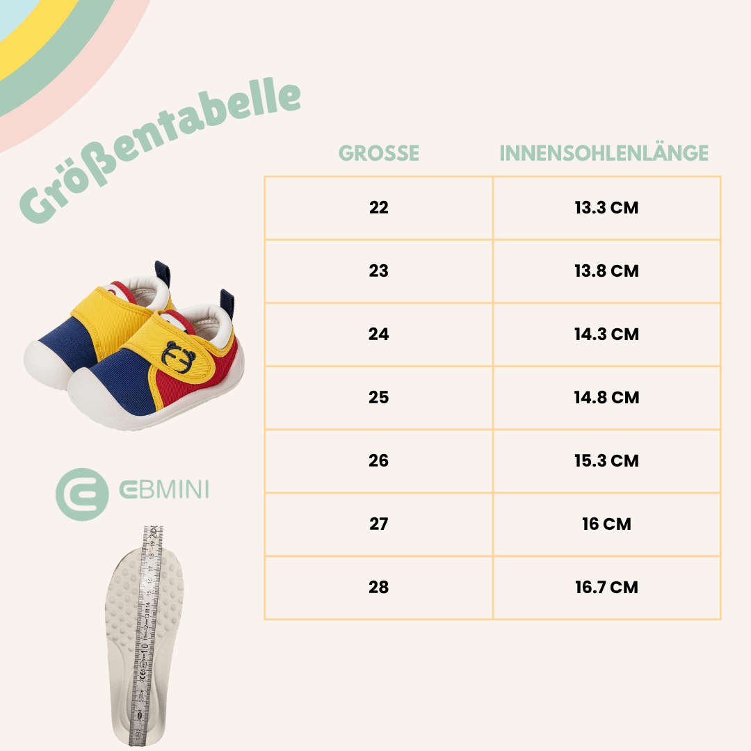 EBMINI® MAVI - Kinder Hausschuhe - Ebmini® - Kinder Barfußschuhe - 