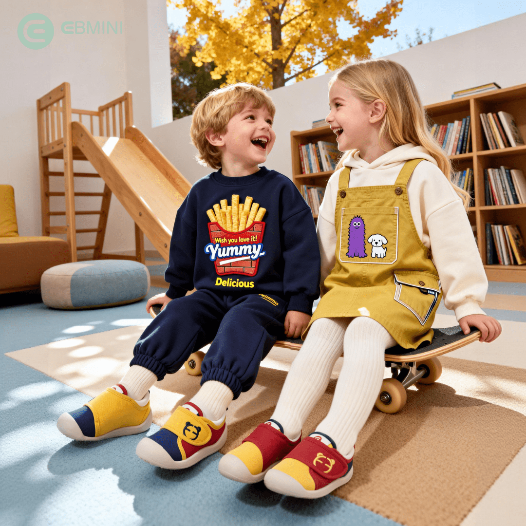 EBMINI® MAVI - Kinder Hausschuhe - Ebmini® - Kinder Barfußschuhe - 