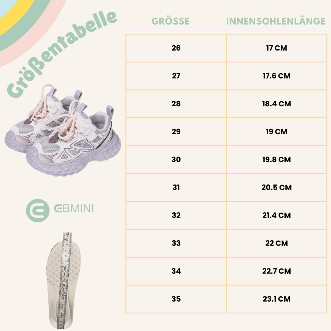 EBMINI® MET - Ultraleichte Sneaker Barfußschuhe für Kinder - Ebmini® - Kinder Barfußschuhe -  - 