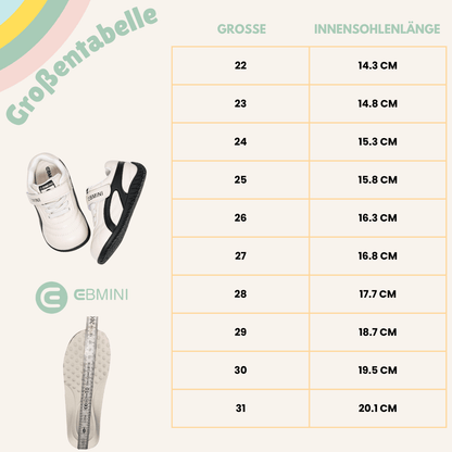 EBMINI® METY - Ultraleichte Barfußschuhe für Kinder - Ebmini® - Kinder Barfußschuhe - 