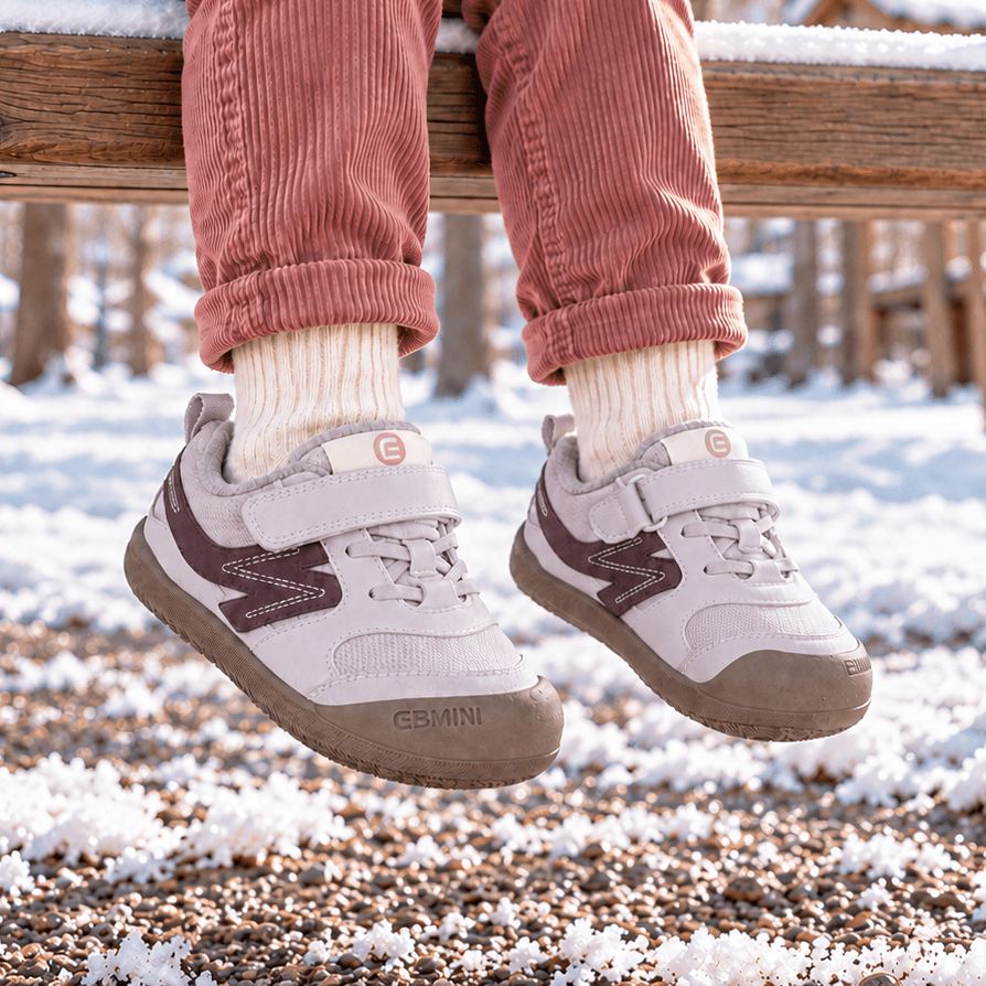 EBMINI® NEL - Winter Barfußsneaker für Kinder mit warmfutter - Ebmini® - Kinder Barfußschuhe - 