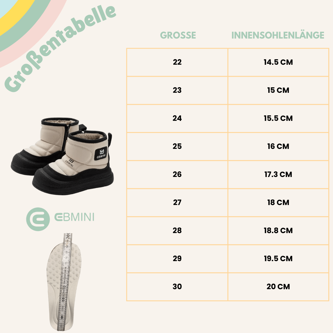 EBMINI® NEVI - Ultraleichte Stiefel für Kinder - Ebmini® - Kinder Barfußschuhe - 