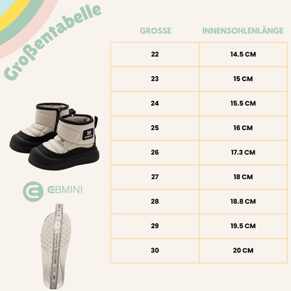 EBMINI® NEVI - Ultraleichte Stiefel für Kinder - Ebmini® - Kinder Barfußschuhe - 