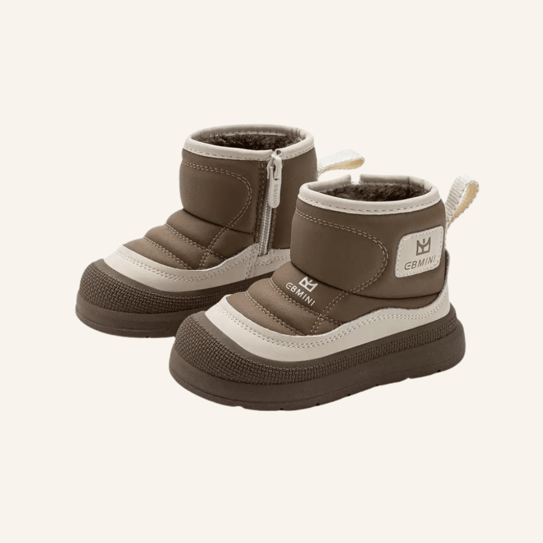 EBMINI® NEVI - Wasserdichte Barfußstiefel für Kinder mit Futterung & Reißverschluss - Ebmini® - Kinder Barfußschuhe - 209913016250