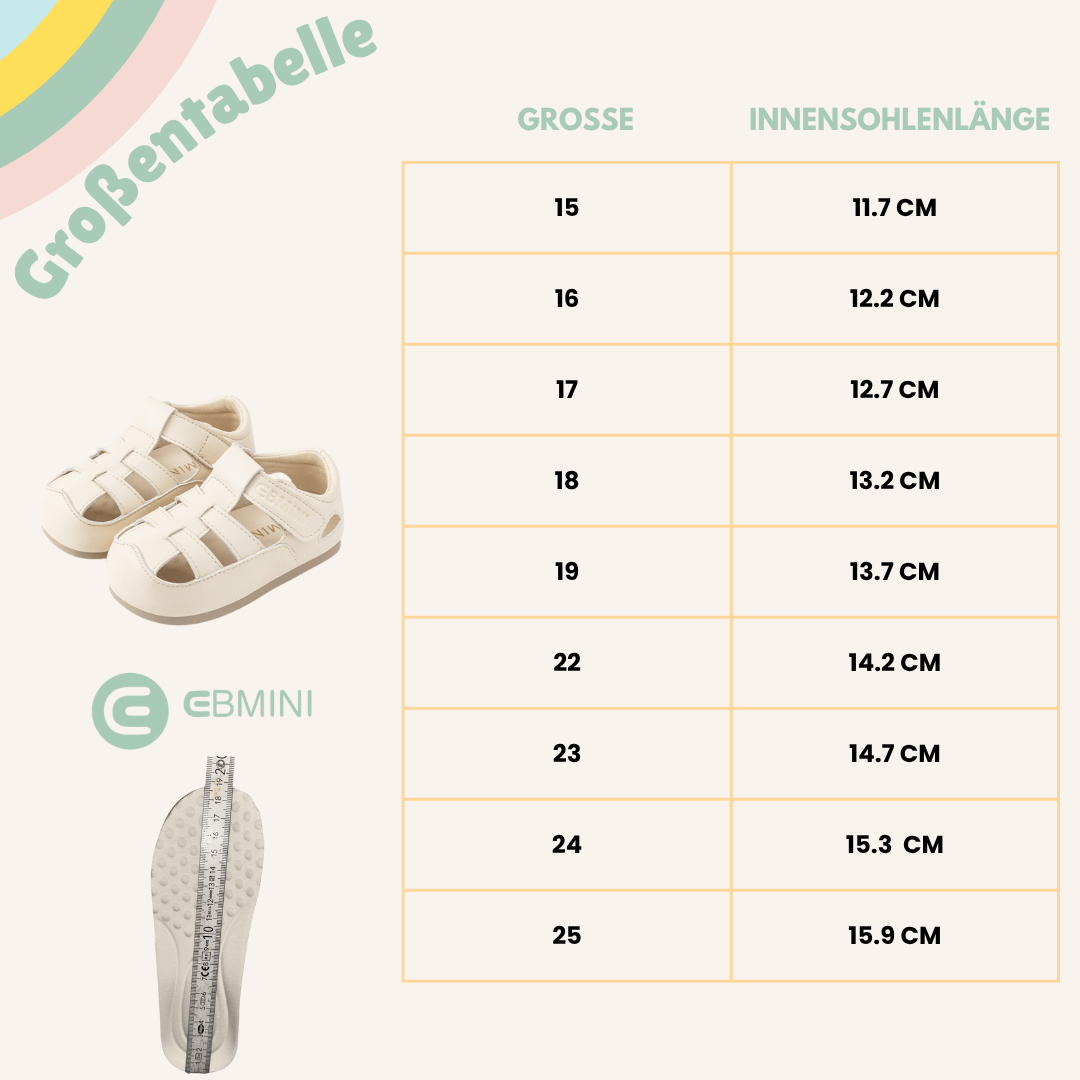 EBMINI® NINI - Ultraleichte Barfußsandalen für Kinder - Ebmini® - Kinder Barfußschuhe - 209913023297 - 