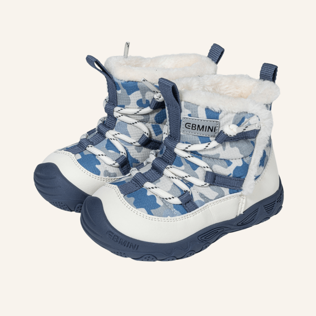 EBMINI® NUVI - Wasserdichte Barfußstiefel für Kinder mit warmfutter - Ebmini® - Kinder Barfußschuhe - 