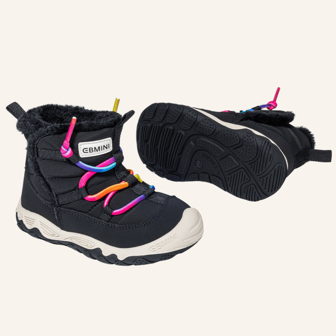 EBMINI® NUVI - Wasserdichte Barfußstiefel für Kinder mit warmfutter - Ebmini® - Kinder Barfußschuhe - 