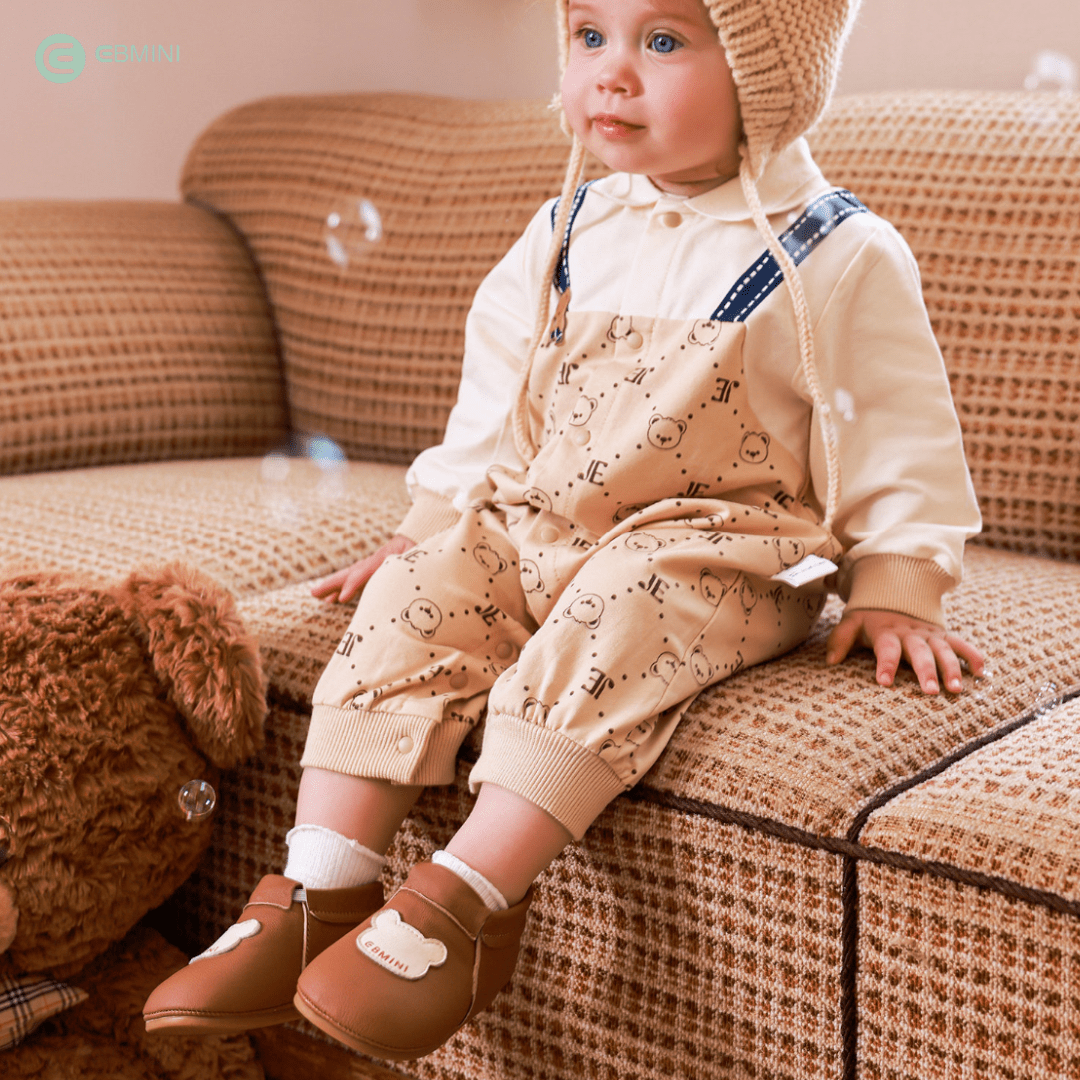 EBMINI® ORSO - Baby Barfußschuhe – Weiche Krabbelschuhe für erste Schritte - Ebmini® - Kinder Barfußschuhe - 