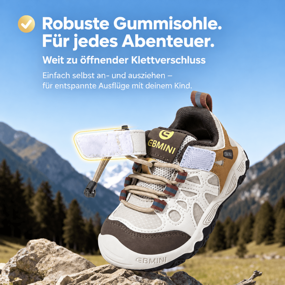 EBMINI® OTB – Wasserdichte, Trekking Barfußschuhe für Kinder - Ebmini® - Kinder Barfußschuhe - 