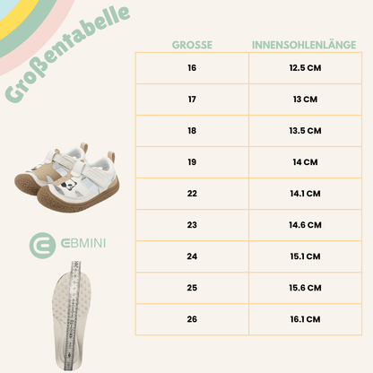 EBMINI® PANDY - Ultraleichte Barfußsandalen für Kinder - Ebmini® - Kinder Barfußschuhe - 209913021619 - 