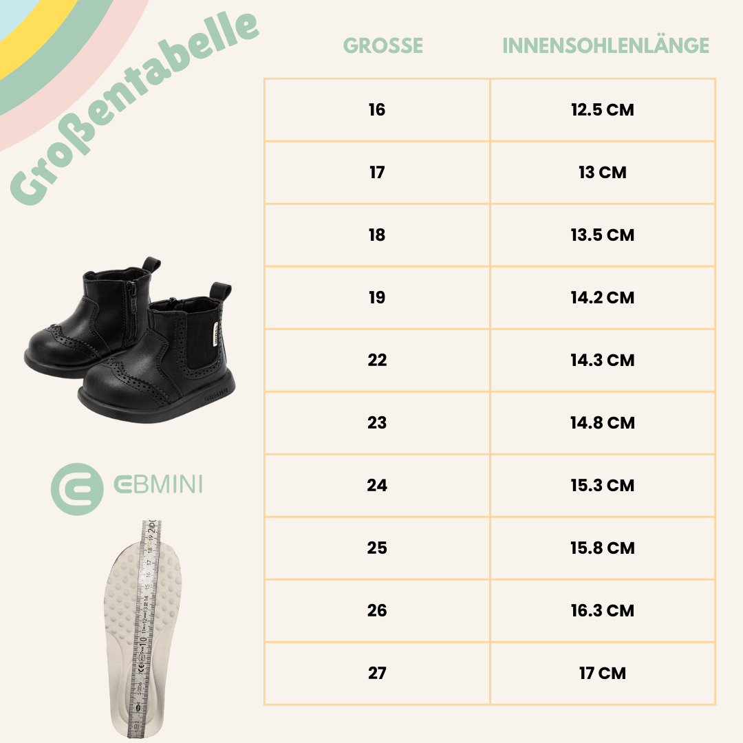 EBMINI® PARI' - Ultraleichte Stiefel für Kinder - Ebmini® - Kinder Barfußschuhe - 