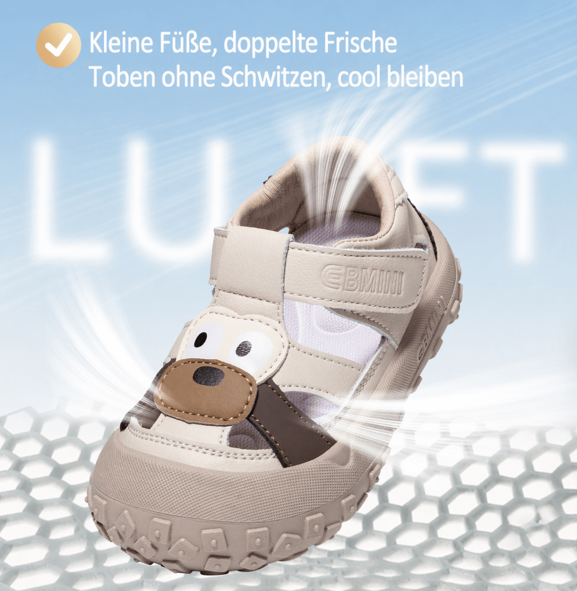 EBMINI® PLUTO - Ultraleichte Barfußsandalen für Kinder - Ebmini® - Kinder Barfußsandalen - 