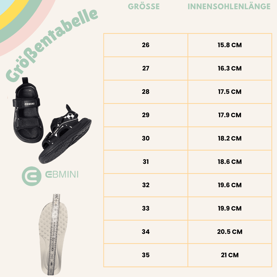 EBMINI® QU - Barfußsandalen für Kinder - Ebmini® - Kinder Barfußsandalen - 