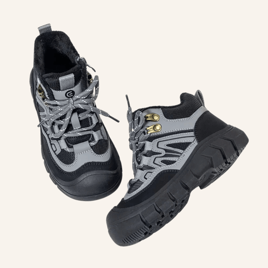 EBMINI® QUB - Wasserdichte Barfußstiefel für Kinder mit warmfutter - Ebmini® - Kinder Barfußschuhe - 