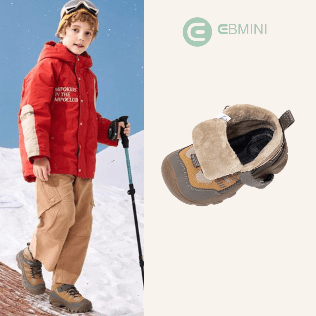 EBMINI® QUN - Ultraleichte Stiefel Barfußschuhe für Kinder - Ebmini® - Kinder Barfußschuhe - 