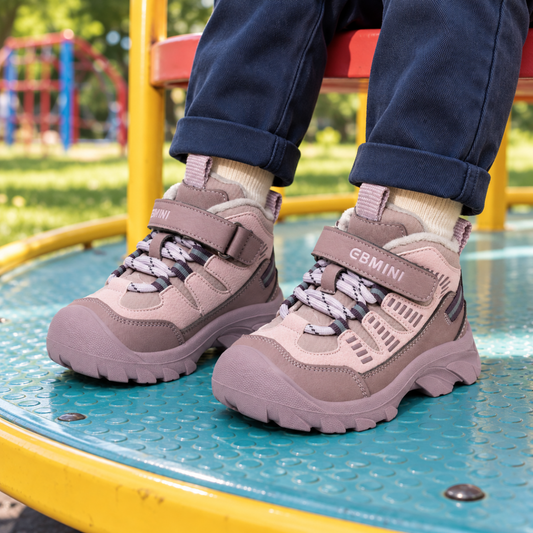EBMINI® QUN – Wasserdichte, Trekking Barfußstiefel für Kinder - Ebmini® - Kinder Barfußschuhe - 209913032255