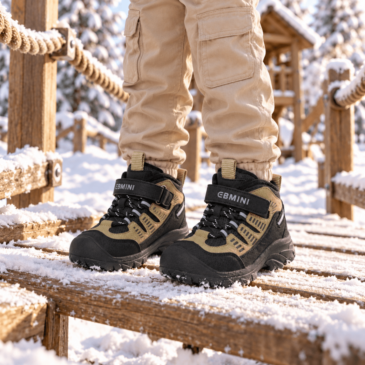 EBMINI® QUN – Wasserdichte, Trekking Barfußstiefel für Kinder - Ebmini® - Kinder Barfußschuhe - 209913032271