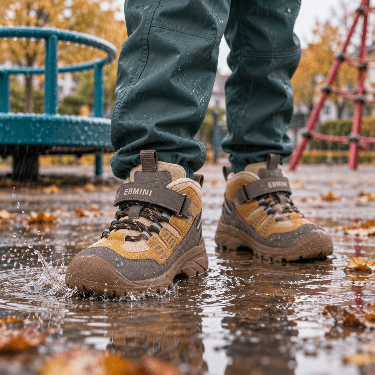 EBMINI® QUN – Wasserdichte, Trekking Barfußstiefel für Kinder - Ebmini® - Kinder Barfußschuhe - 209913032287