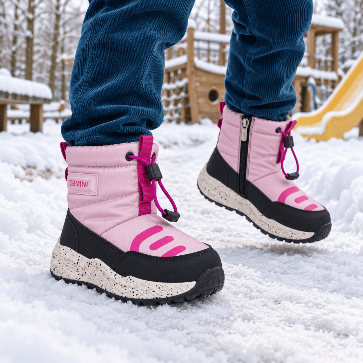 EBMINI® RIM - Wasserdichte Barfußstiefel für Kinder mit Warmfutter - Ebmini® - Kinder Barfußschuhe - 209913051131