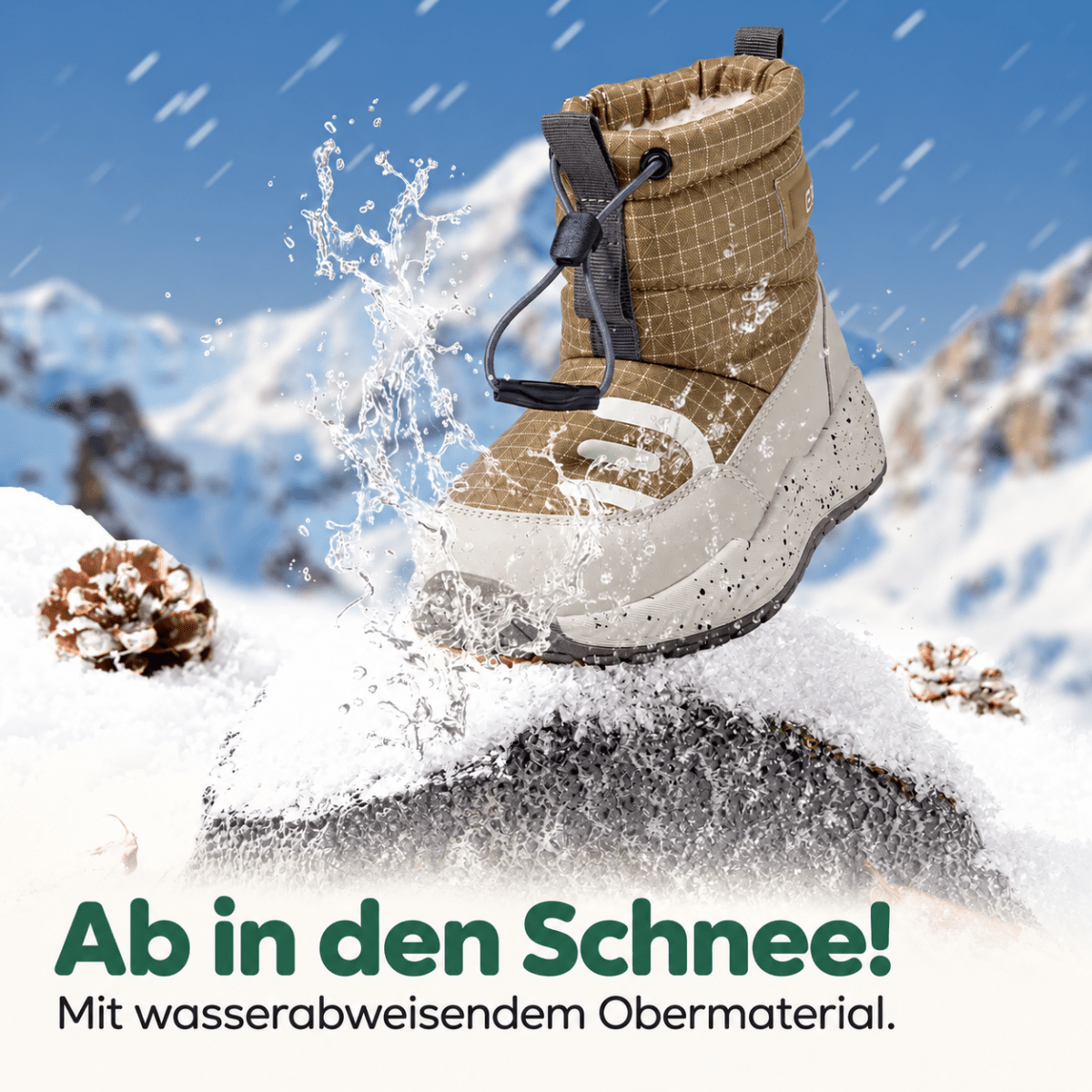 EBMINI® RIM - Wasserdichte Barfußstiefel für Kinder mit Warmfutter - Ebmini® - Kinder Barfußschuhe - 