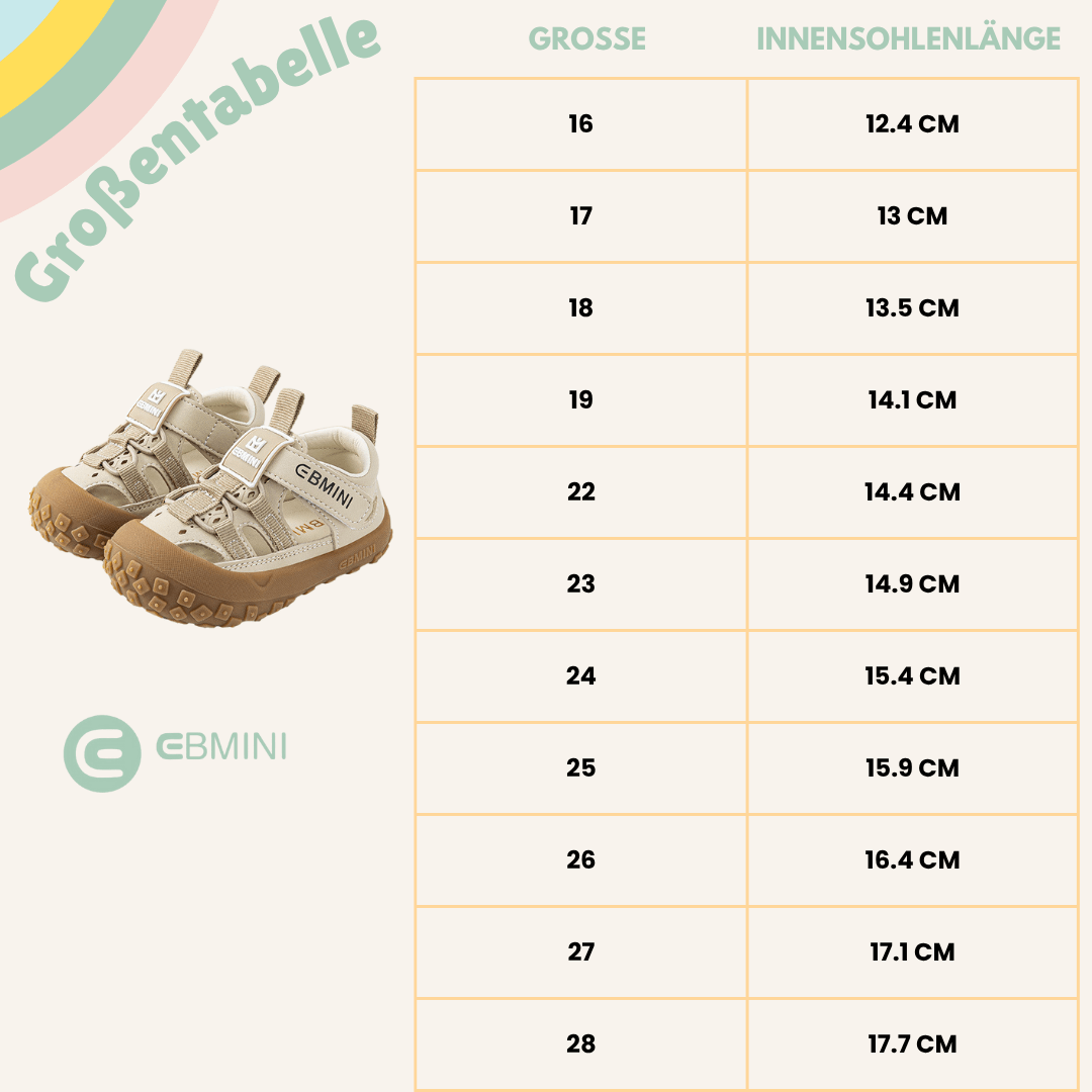 EBMINI® RIXY - Ultraleichte Barfußsandalen für Kinder - Ebmini® - Kinder Barfußschuhe - 209913021857 - 