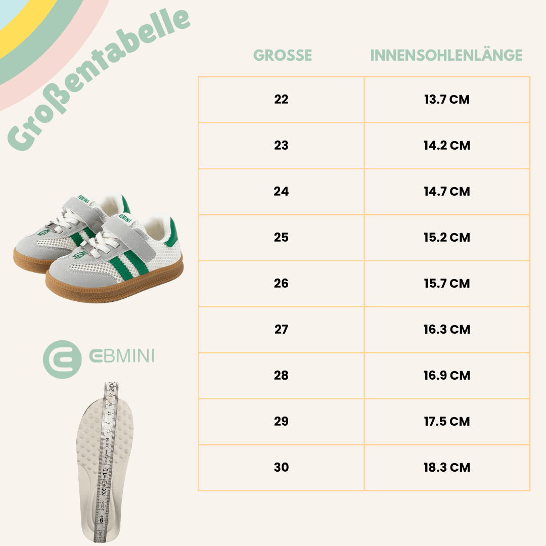 EBMINI® RONNY - Ultraleichte Barfußschuhe für Kinder - Ebmini® - Kinder Barfußschuhe - 