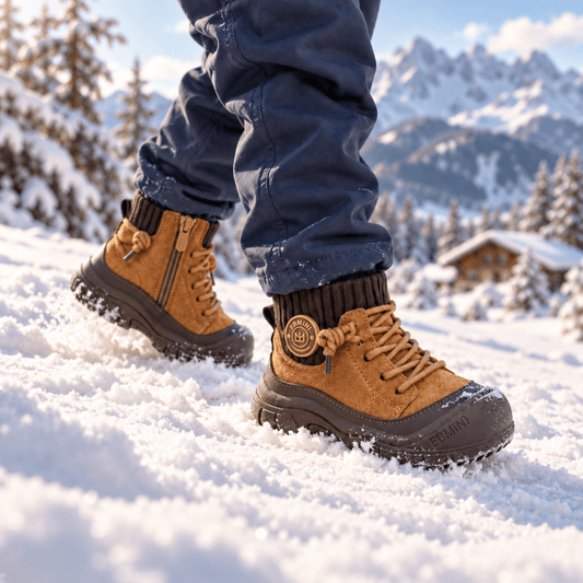 EBMINI® RUN - Ultraleichte Barfußstiefel für Kinder rutschfest & vegan - Ebmini® - Kinder Barfußschuhe - 209913017257
