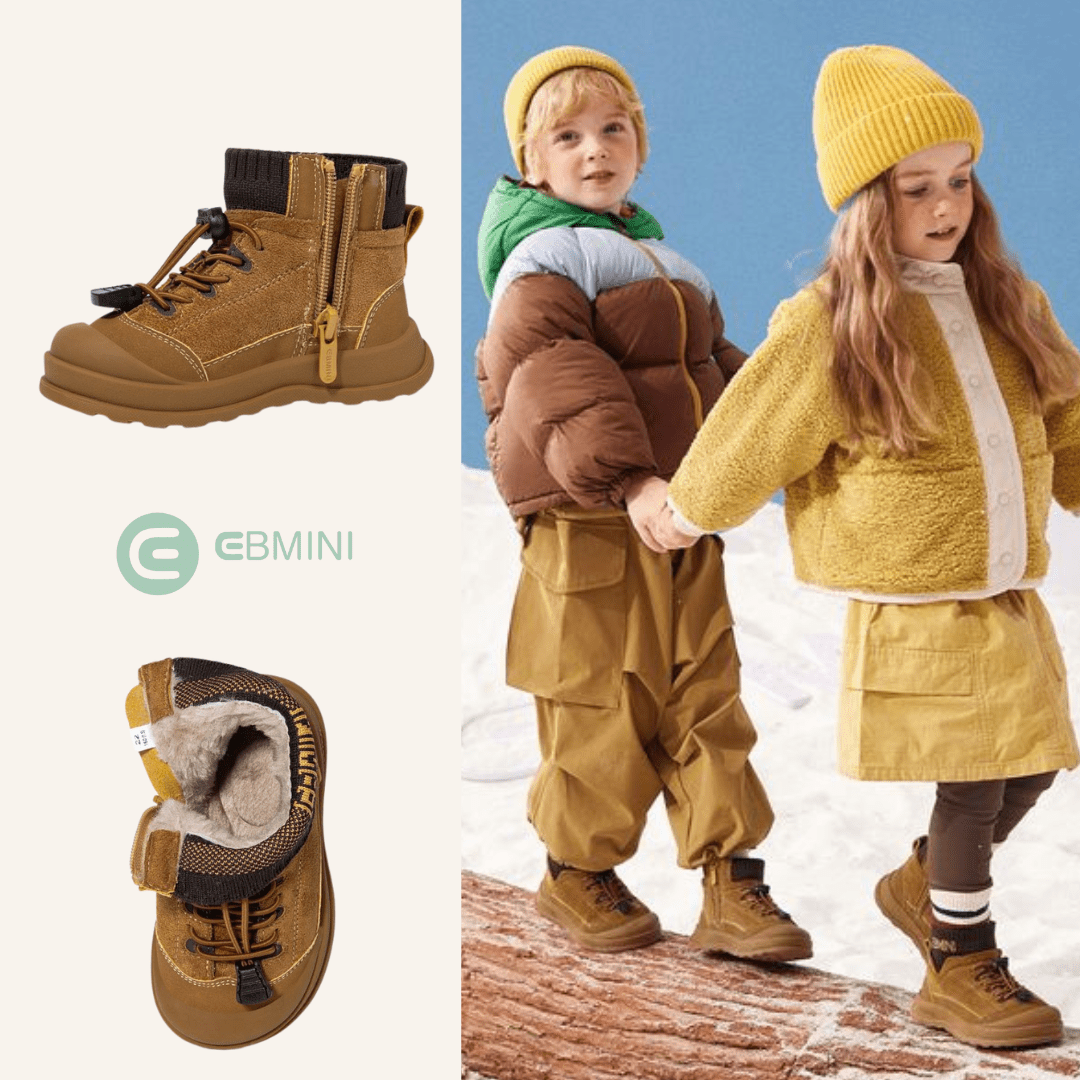 EBMINI® RUS - Wasserdichte Stiefel für Kinder - Ebmini® - Kinder Barfußschuhe - 