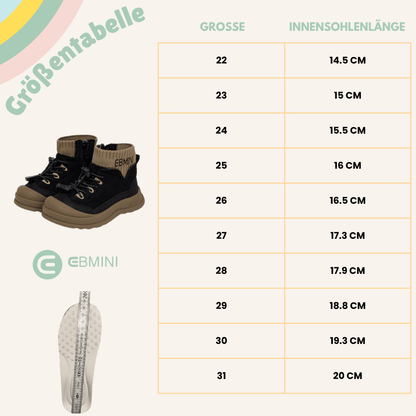 EBMINI® RUS - Wasserdichte Stiefel für Kinder - Ebmini® - Kinder Barfußschuhe - 