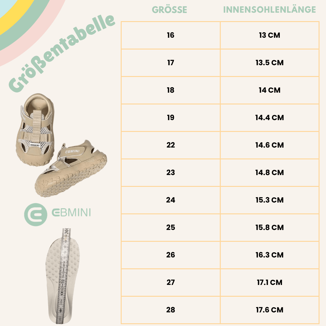 EBMINI® TOL - Barfußsandalen für Kinder - Ebmini® - Kinder Barfußsandalen - 