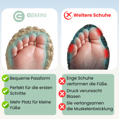 EBMINI® TOPY – Ultraleichte Sandalen Barfußschuhe für Kinder - Ebmini® - Kinder Barfußschuhe - 