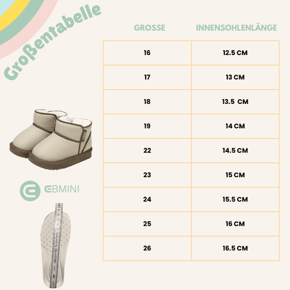EBMINI® WAS - Wasserdichte Stiefel für Kinder - Ebmini® - Kinder Barfußschuhe - 
