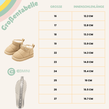 EBMINI® WOLK - Ultraleichte Stiefel für Kinder - Ebmini® - Kinder Barfußschuhe - 
