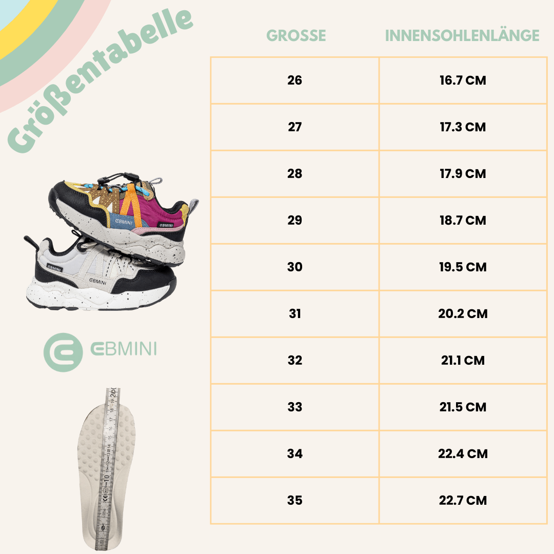 EBMINI® WONDER - Ultraleichte Sneaker Barfußschuhe für Kinder - Ebmini® - Kinder Barfußschuhe -  - 