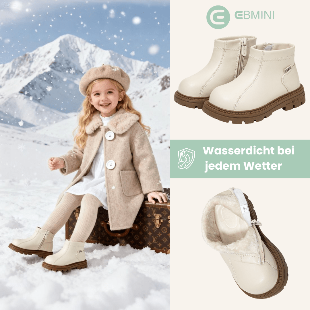 EBMINI® WOOD - Wasserdichte Stiefel für Kinder - Ebmini® - Kinder Barfußschuhe - 