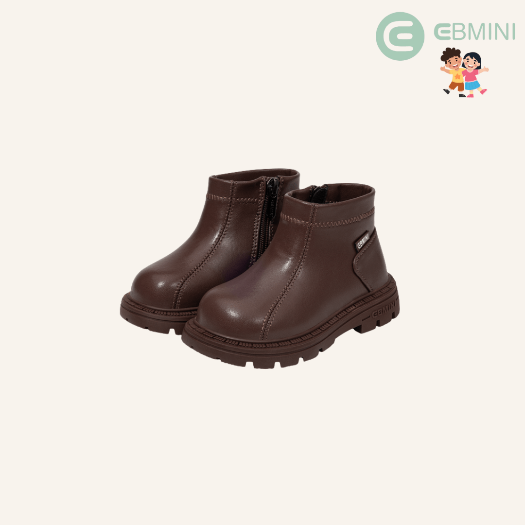 EBMINI® WOOD - Wasserdichte Stiefel für Kinder - Ebmini® - Kinder Barfußschuhe - 