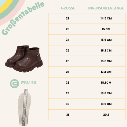 EBMINI® WOOD - Wasserdichte Stiefel für Kinder - Ebmini® - Kinder Barfußschuhe - 