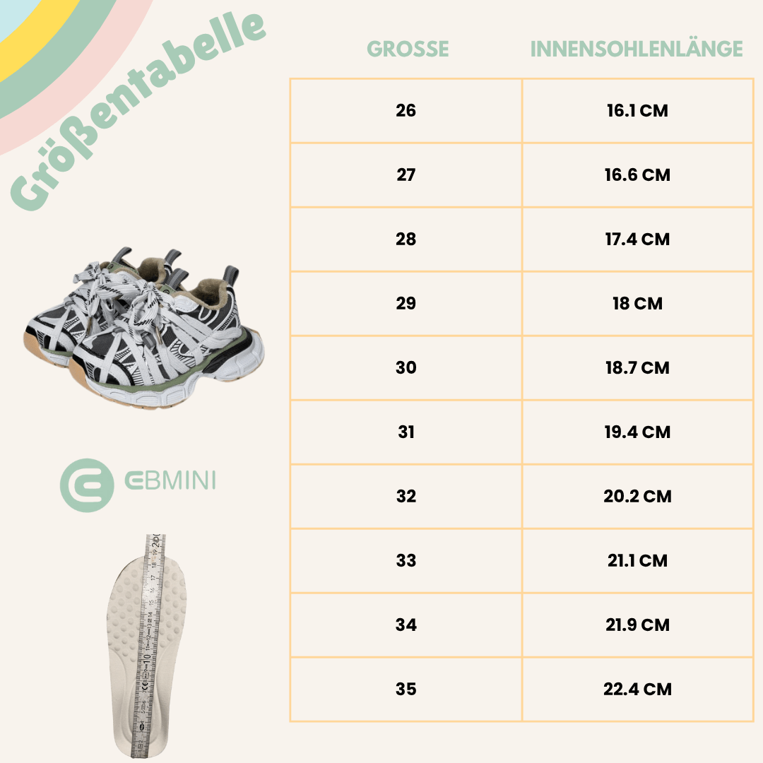 EBMINI® XALE - Ultraleichte Sneaker Barfußschuhe - Ebmini® - Kinder Barfußschuhe -  - 